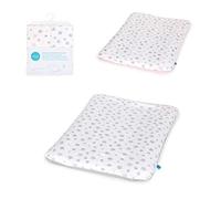 Ceba Baby Housse pour matelas à langer - Lot de 2 housses de matelas à langer - Housse pour matelas à langer souple de taille 50 x 70 cm avec fermeture éclair