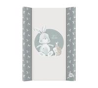 Ceba Baby® Matelas à Langer Bebe rigide 50x70 cm - 2 Coins - Matelas à Langer Lavable pour Filles et Garçons - Certifié Öko-Tex - Amis - 70x50 cm