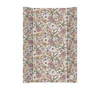 Ceba Baby® Matelas à Langer Bebe rigide 50x70 cm - 2 Coins - Matelas à Langer Lavable pour Filles et Garçons - Certifié Öko-Tex - Jardin - 70x50 cm