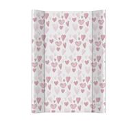 Ceba Baby® Matelas à Langer Bebe rigide 50x70 cm - 2 Coins - Matelas à Langer Lavable pour Filles et Garçons - Certifié Öko-Tex - Beaucoup d'amour - 70x50 cm