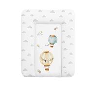 Ceba Baby® Matelas à Langer Bebe souple 70x50 cm - Matelas à langer epais lavable - pour garçons et filles - Certifié Öko-Tex - Imperméable - des ballons - 50x70 cm
