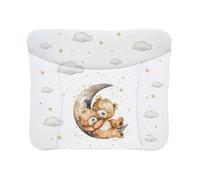 Ceba Baby® Matelas à Langer Bebe souple 72x75 cm - Matelas à langer epais lavable - pour garçons et filles - Certifié Öko-Tex - Imperméable - Ours sur la lune 75x72 cm
