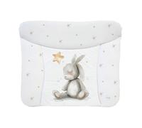 Ceba Baby® Matelas à Langer Bebe souple 72x75 cm - Matelas à langer epais lavable - pour garçons et filles - Certifié Öko-Tex - Imperméable - Lapin endormi 75x72 cm