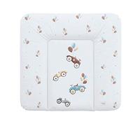 Ceba Baby® Matelas à Langer Bebe souple 72x75 cm - Matelas à langer epais lavable - pour garçons et filles - Certifié Öko-Tex - Imperméable - voitures rétro - 75x72 cm