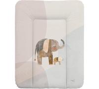 Ceba Baby® matelas à langer doux, lavable, imperméable, certifié Öko-Tex, 70x50 cm, motif famille d’éléphants