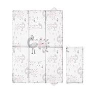 Ceba Baby Matelas à langer pliable 40 x 60 cm Bleu-vert