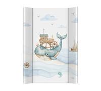 CEBA BABY Ocean Adventure Matelas à langer rigide, 50 x 70 cm, pour commode à langer, léger et stable
