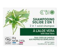 Cebio Shampoing Solide 2en1 Aloe Vera Tous Types De Cheveux Bio 85g