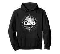 Cebu Island Philippines Noix de Coco Retro Vacances Vintage Sweat à Capuche
