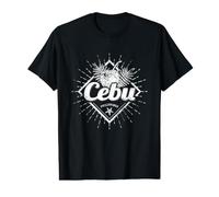 Cebu Island Philippines Noix de Coco Retro Vacances Vintage T-Shirt Graphique avec Valeur