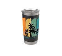 Cebu Philippines Palmier Île Asie du Sud-Est Cadeau Souvenir Gobelet isotherme en acier inoxydable double paroi