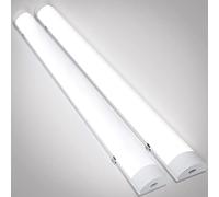 Cecaylie 2 unités neon led 150cm, reglette led cuisine 48W 3600LM, Tube Led Étanche IP65, Led Plafonnier Reglette 4000K Angle de faisceau de 120° pour Atelier, Sous Sol, Salle de Bain, Cuisine