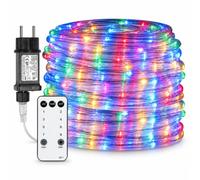Cecaylie Guirlande lumineuse extérieure, 30 m, 300 LED, pour intérieur et extérieur, 8 modes, IP65 étanche, tube lumineux à intensité variable, tuyau LED pour extérieur, intérieur, jardin, fête