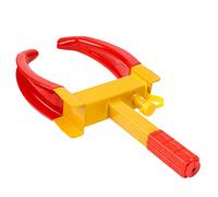 Cecaylie Sabot de roue antivol universel réglable pour voitures, caravanes, remorques, protection PVC, antivol