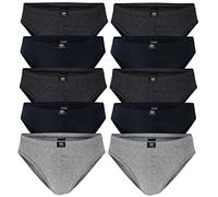 Ceceba 1818 Lot de 10 slips pour homme, Gris (0831) 10 x, 3XL