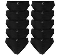 Ceceba 1818 Lot de 10 Slips pour Homme, Noir (9000), L