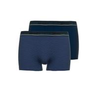 Ceceba Bamboo 20966 Lot de 4 slips longs, Rayures moyennes bleues, XXXXL