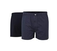 Ceceba Lot de 2 boxers à rayures longitudinales pour homme Bleu - Bleu - XX-Large