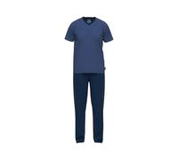 Ceceba Pyjama bleu imprimé pour homme, Bleu foncé/minimal., 60-62/4-5XL