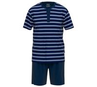 CECEBA Pyjama court bleu / bleu marine / blanc, Taille XXL