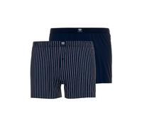 Ceceba Shorts 2er Pack Boxer, Blau (Navy-Red 2550), XL (Taille Fabricant: 7) (Lot de 2) Homme