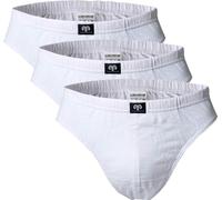 CECEBA Slips hommes, lot de 3 - Slip sport, basique, coton, M-8XL, uni blanc 5XL