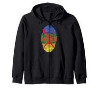 Ceci C'est Mon ADN, Drapeau Berbère Amazigh Kabyle Porter Ce Sweat à Capuche