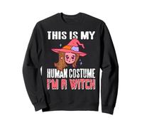 Ceci est Juste ma Couverture Je suis sorcière Sweatshirt