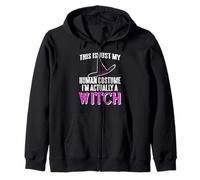 Ceci est Juste Mon Apparence Humaine Je suis sorcière Sweat à Capuche