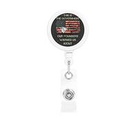 Ceci est le gouvernement Nos fondateurs nous ont avertis à propos du porte-badge rétractable Reel Clip Id Card Holder forNurse Student Office Worker