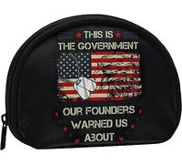 Ceci est Le Gouvernement nos fondateurs Nous Ont avertis des Femmes et des Filles Mignon Mode Porte-Monnaie Portefeuille Sac Changement Pochette Porte-clés