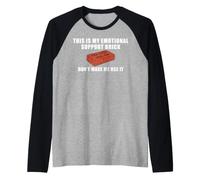 Ceci est ma Brique de Soutien émotionnel, ne me Faites Pas l'utiliser Manche Raglan