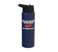 Ceci est ma brique de soutien émotionnel, ne me faites pas l'utiliser Stainless Steel Insulated Water Bottle