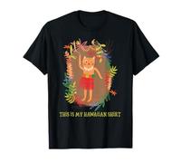 Ceci est ma Chemise hawaïenne Hawaii Aloha Tropical Chat T-Shirt
