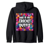Ceci est ma Tenue au Crochet Crochet Crochet Crochets Sweat à Capuche