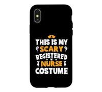 Ceci est Mon Costume d'infirmière autorisée Effrayant Coque pour iPhone X/XS