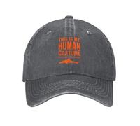 Ceci Est Mon Costume Humain. Je suis Vraiment Un Requin. Femme Homme Casquette Trucker Respirant Chapeau De Golf Réglable Trucker Cap pour Hip Pop Golf Sport