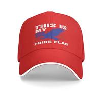 Ceci est Mon Drapeau de fierté Drapeau américain Chapeau Chapeau réglable Casquette de Baseball de Camionneur pour Hommes Femmes