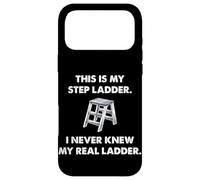 Ceci est Mon escabeau, Je n'ai jamais connu ma Vraie échelle. Coque pour iPhone 17 Pro Max