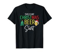 Ceci est Mon Humour de bière de Noël avec Santa T-Shirt