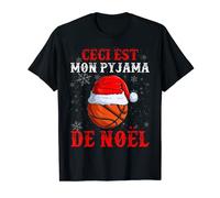 Ceci Est Mon Pyjama Cadeau Humour Noël Basketball Enfant T-Shirt