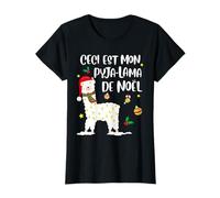 Ceci est mon pyjama lama Pyja-lama de Noël pour femmes T-Shirt