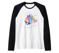Ceci est Mon t-Shirt de Peinture en Acrylique Couleurs Manche Raglan
