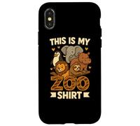 Ceci est Mon t-Shirt du Zoo Groupe d'aventure pour Enfants Coque pour iPhone X/XS