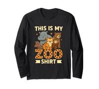 Ceci est Mon t-Shirt du Zoo Groupe d'aventure pour Enfants Manche Longue