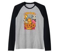 Ceci est Mon t-Shirt du Zoo Groupe d'aventure pour Enfants Manche Raglan