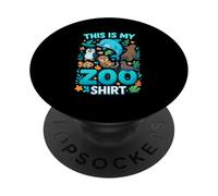 Ceci est Mon t-Shirt du Zoo Groupe d'aventure pour Enfants PopSockets PopGrip Adhésif