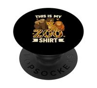 Ceci est Mon t-Shirt du Zoo Groupe d'aventure pour Enfants PopSockets PopGrip Adhésif