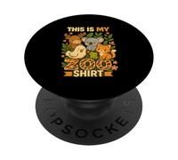 Ceci est Mon t-Shirt du Zoo Groupe d'aventure pour Enfants PopSockets PopGrip Adhésif