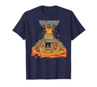 Ceci est Un Bon drôle Volcano Coffee Shack Ukulélé Meme T-Shirt